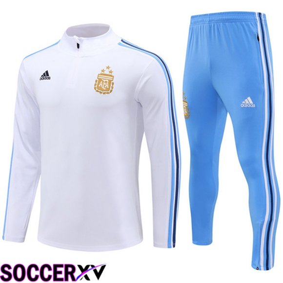 Argentina kit Training Tracksuit White/Blue 2024/2025