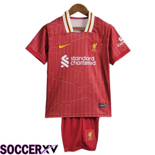 FC Liverpool Kids Home Soccer Jersey 2024/2025