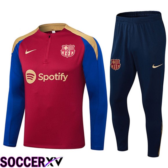 FC Barcelona kit Training Tracksuit Red/Blue/Yellow 2024/2025