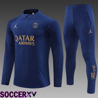 PSG Kids kit Training Tracksuit Blue Marine 2024/2025