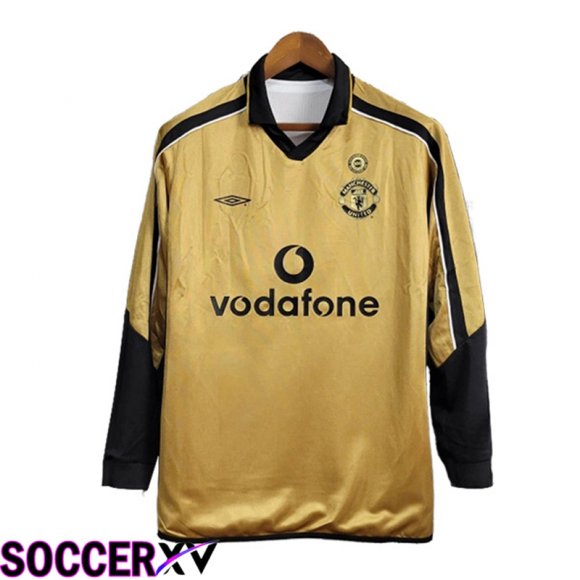 Manchester United Retro Third Soccer Jersey Long Sleeve 2001/2002