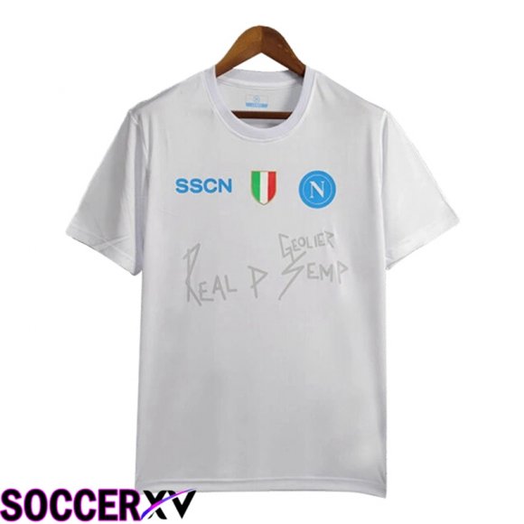 SSC Napoli Soccer Jersey White 2024/2025