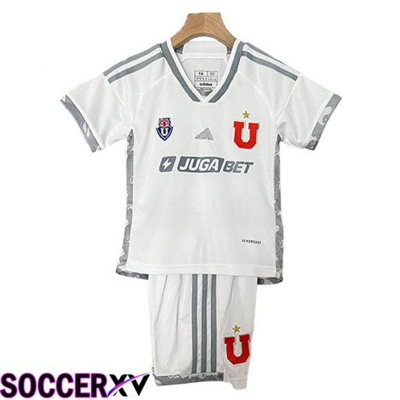 Universidad De Chile Kids Away Soccer Jersey 2024/2025