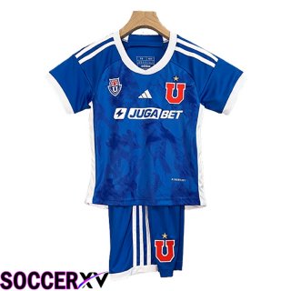 Universidad De Chile Kids Home Soccer Jersey 2024/2025