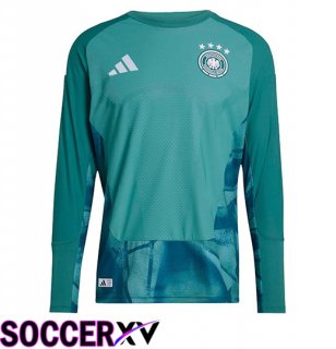 Germany Long sleeve Goalkeeper Soccer Jersey Green 2026/2027