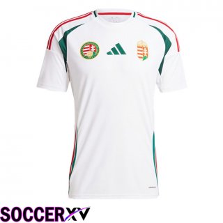 Hungary Away Soccer Jersey UEFA Euro 2024