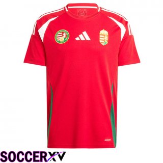 Hungary Home Soccer Jersey UEFA Euro 2024