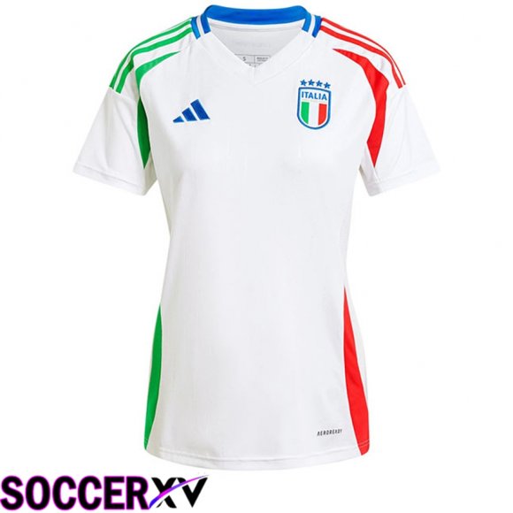 Italy Womens Away Soccer Jersey 2024/2025