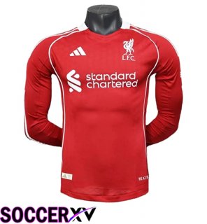 FC Liverpool Home Soccer Jersey Long sleeve Leaked Version 2025/2026