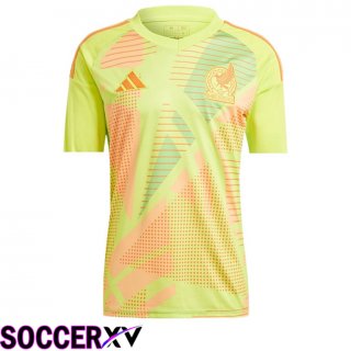 Mexico Goalkeeper Soccer Jersey Yellow 2024/2025