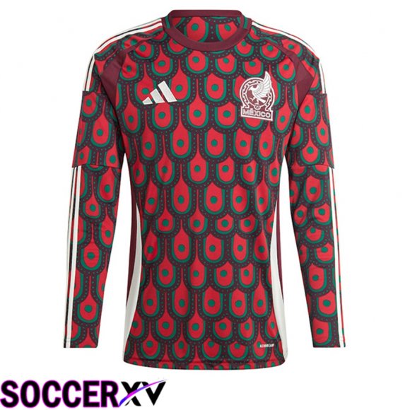 Mexico Long sleeve Home Soccer Jersey 2024/2025