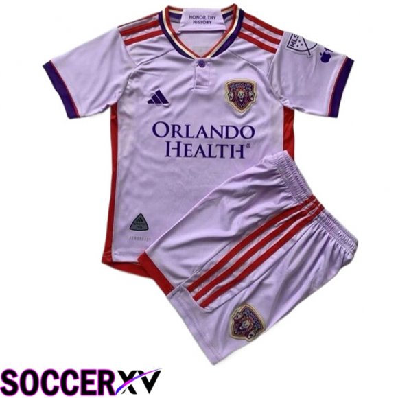 Orlando City SC Kids Away Soccer Jersey 2024/2025