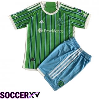 FC Seattle Sounders Kids Home Soccer Jersey 2024/2025