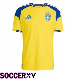 Sweden Home Soccer Jersey Soccer World Cup 2026