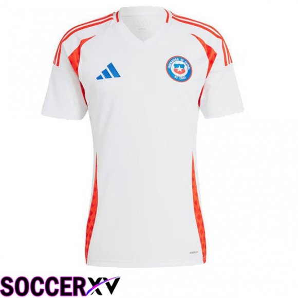 Chili Away Soccer Jersey White 2024/2025