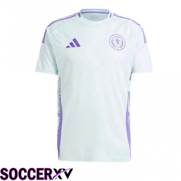 Scotland Away Soccer Jersey Blue 2024/2025