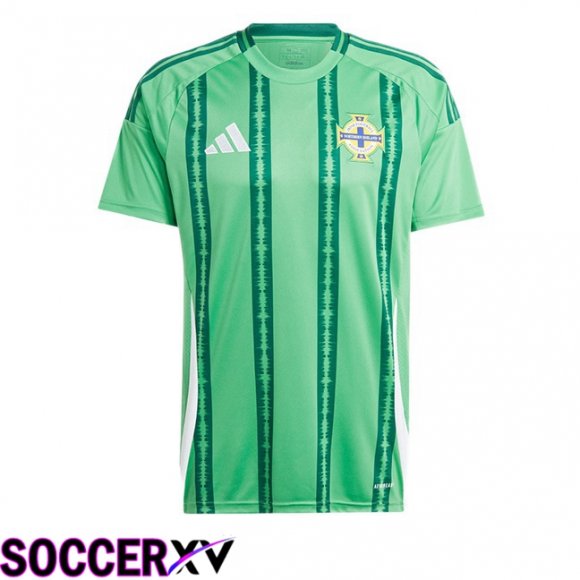 North Ireland Home Soccer Jersey Green 2024/2025