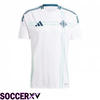 North Ireland Away Soccer Jersey White 2024/2025