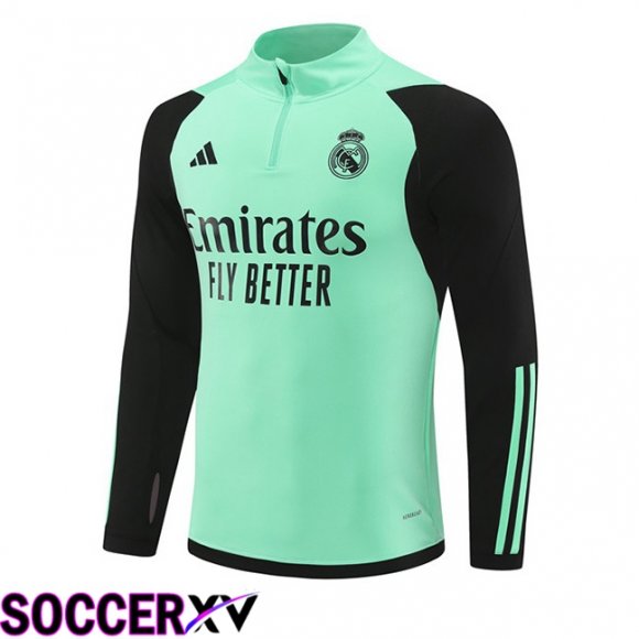 Real Madrid Training Sweatshirt Green 2024/2025