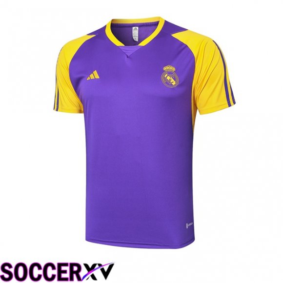 Real Madrid Training T Shirt Purple 2024/2025