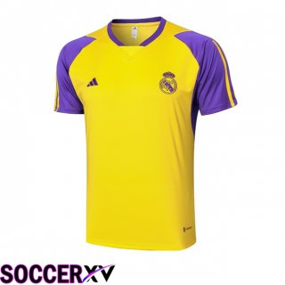 Real Madrid Training T Shirt Yellow 2024/2025