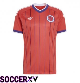 Scotland Away Soccer Jersey Red 2026/2027