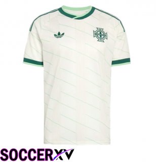 North Ireland Away Soccer Jersey White 2026/2027