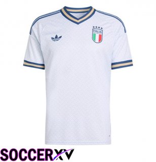 Italy Away Soccer Jersey White 2026/2027