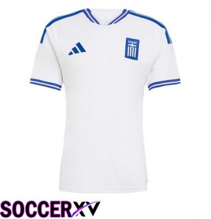 Greece Home Soccer Jersey White 2026/2027