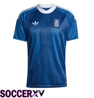 Greece Away Soccer Jersey Blue 2026/2027