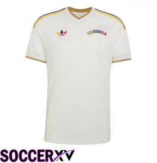 Venezuela Away Soccer Jersey White 2026/2027