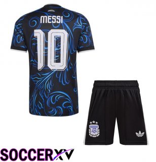 Argentina (MESSI 10) Kids Away Soccer Jersey Blue Royal 2026/2027