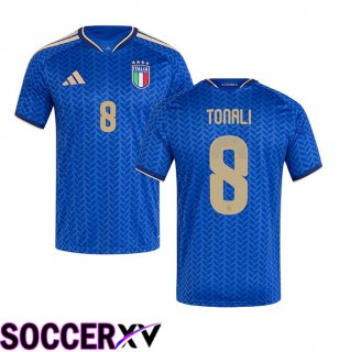 Italy (TONALI 8) Home Soccer Jersey Blue 2026/2027