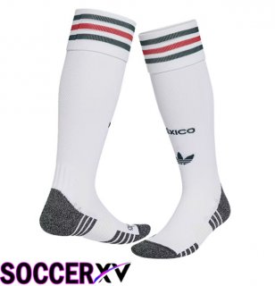 Mexico Away Soccer Socks White 2026/2027