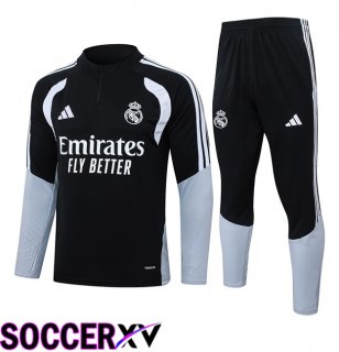 Real Madrid kit Training Tracksuit Black 2026/2027