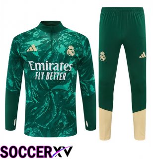 Real Madrid kit Training Tracksuit Green 2026/2027