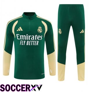 Real Madrid kit Training Tracksuit Green 2026/2027