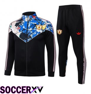 Manchester United kit Training Jacket Tracksuit Blue Black 2026/2027