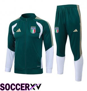 Italy kit Training Jacket Tracksuit Green 2026/2027