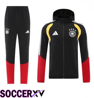 Germany Training Tracksuit - Windbreaker Black 2026/2027