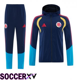 Colombia Training Tracksuit - Windbreaker Blue Royal 2026/2027