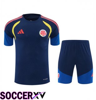 Colombia kit Training T Shirt + Shorts Blue Royal 2026/2027