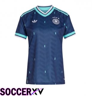 Germany Women Away Soccer Jersey Blue Royal 2026/2027
