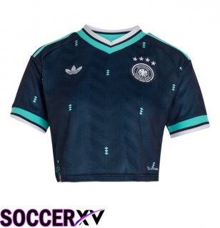 Germany Court Women Away Soccer Jersey Blue Royal 2026/2027
