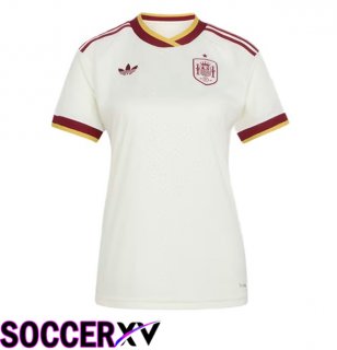 Spain Women Away Soccer Jersey White 2026/2027
