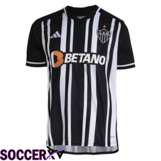 Atletico Mineiro Soccer Jersey Home Black White 2023/2024