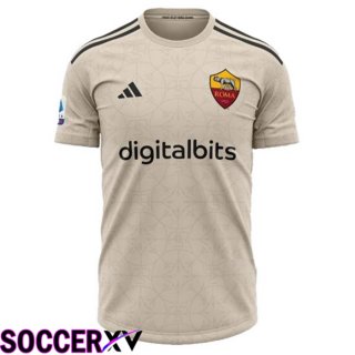 AS Roma Soccer Jersey Away Brown Leaked Version 2023/2024