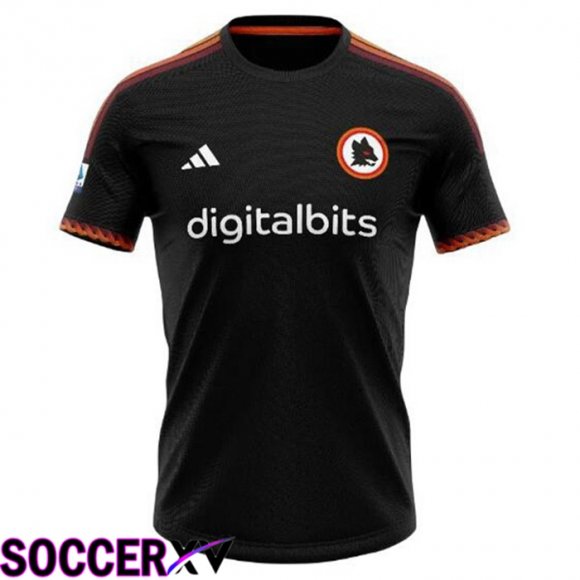 AS Roma Soccer Jersey Third Black Leaked Version 2023/2024