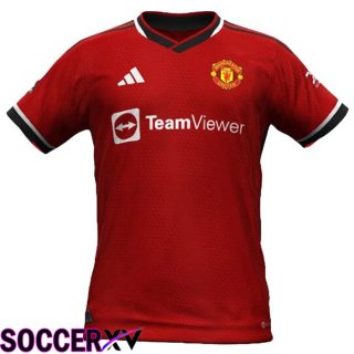 Manchester United Soccer Jersey Home Red Leaked Version 2023/2024