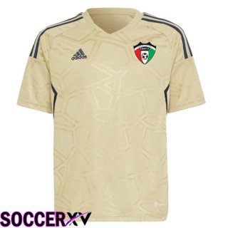 Kuwait Soccer Jersey Away Brown 2023/2024